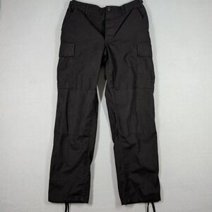 Tru-Spec Pants Mens 31x31 Black Cargo Tactical BDU Ripstop Cotton Military ll